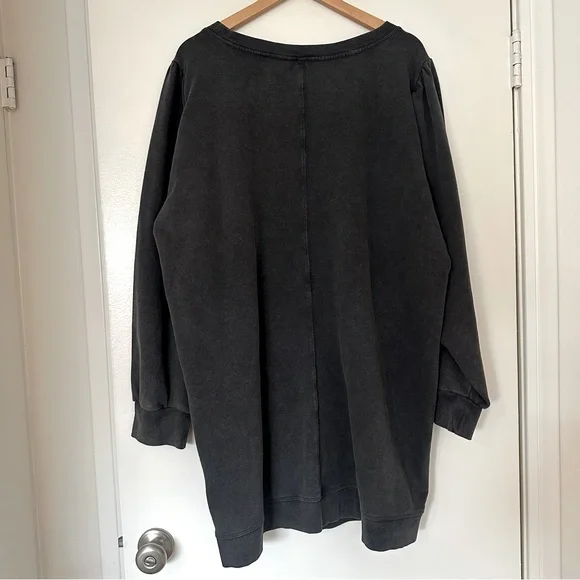 Anthropologie Dark Grey Sweater Dress - Picture 4 of 6